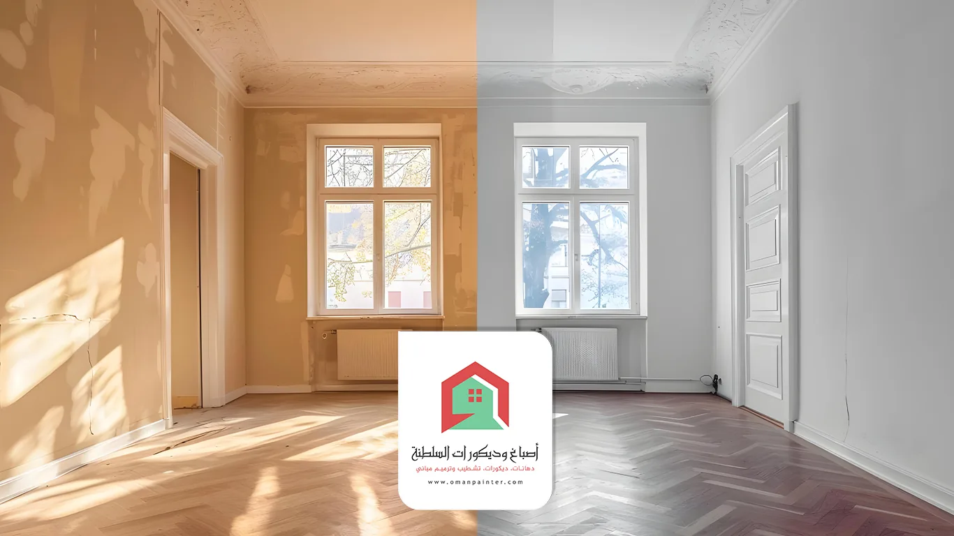 ترميم وصيانة الدهانات والديكورات 2