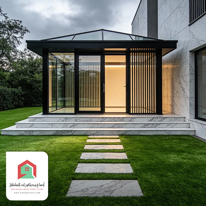 تصميم مجالس زجاجية