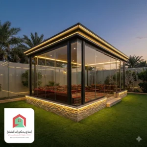 جلسات خارجية زجاجية