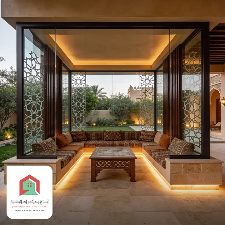 غرف زجاجية المنيوم سلطنة عمان