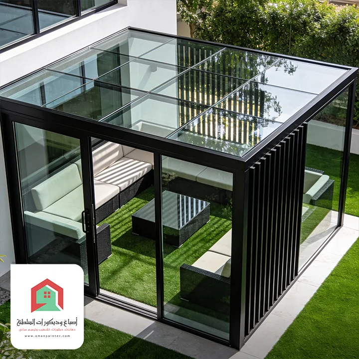 غرف زجاجية في السيب