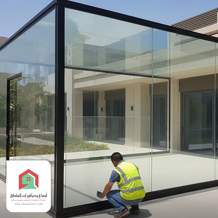 فريق متخصص بالمجالس الزجاجية