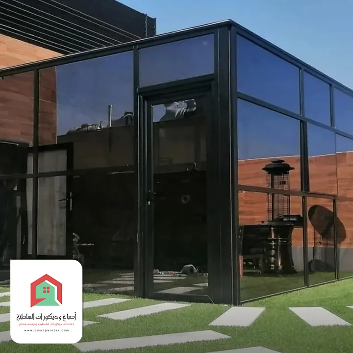 مجلس زجاج دبل جلاس