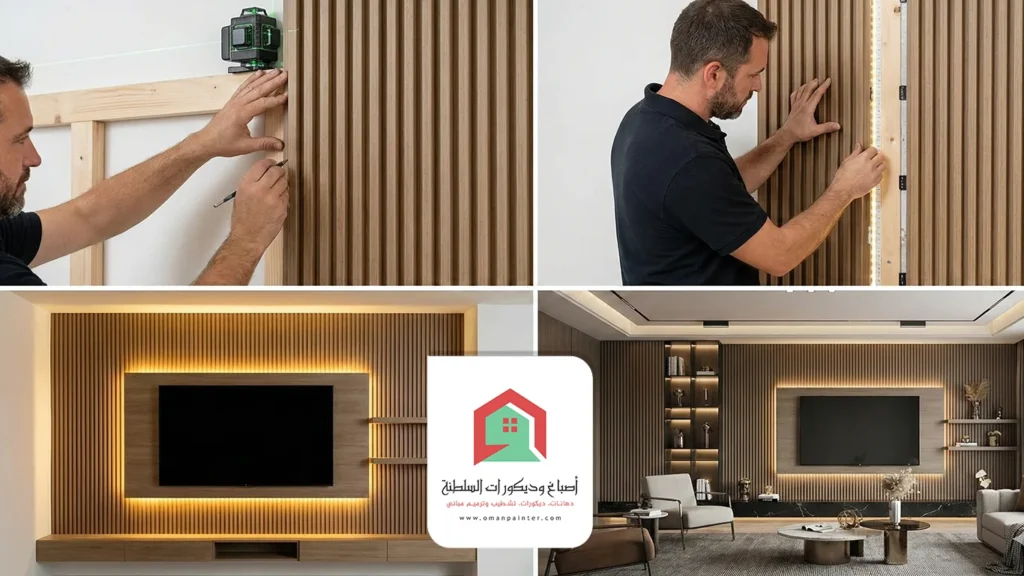 معلم ديكورات بديل الخشب شيبورد مسقط