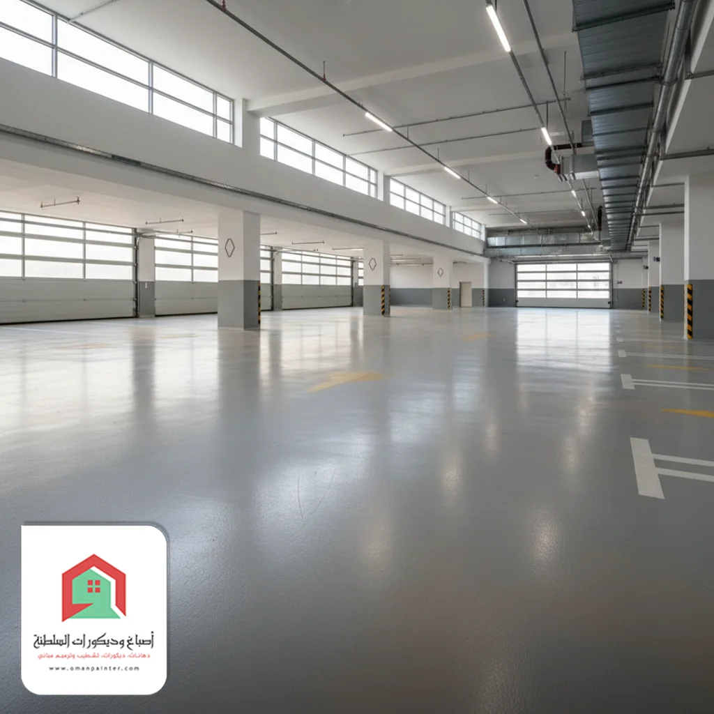 أرضيات الإيبوكسي للمواقف والمستودعات سلطنة عمان