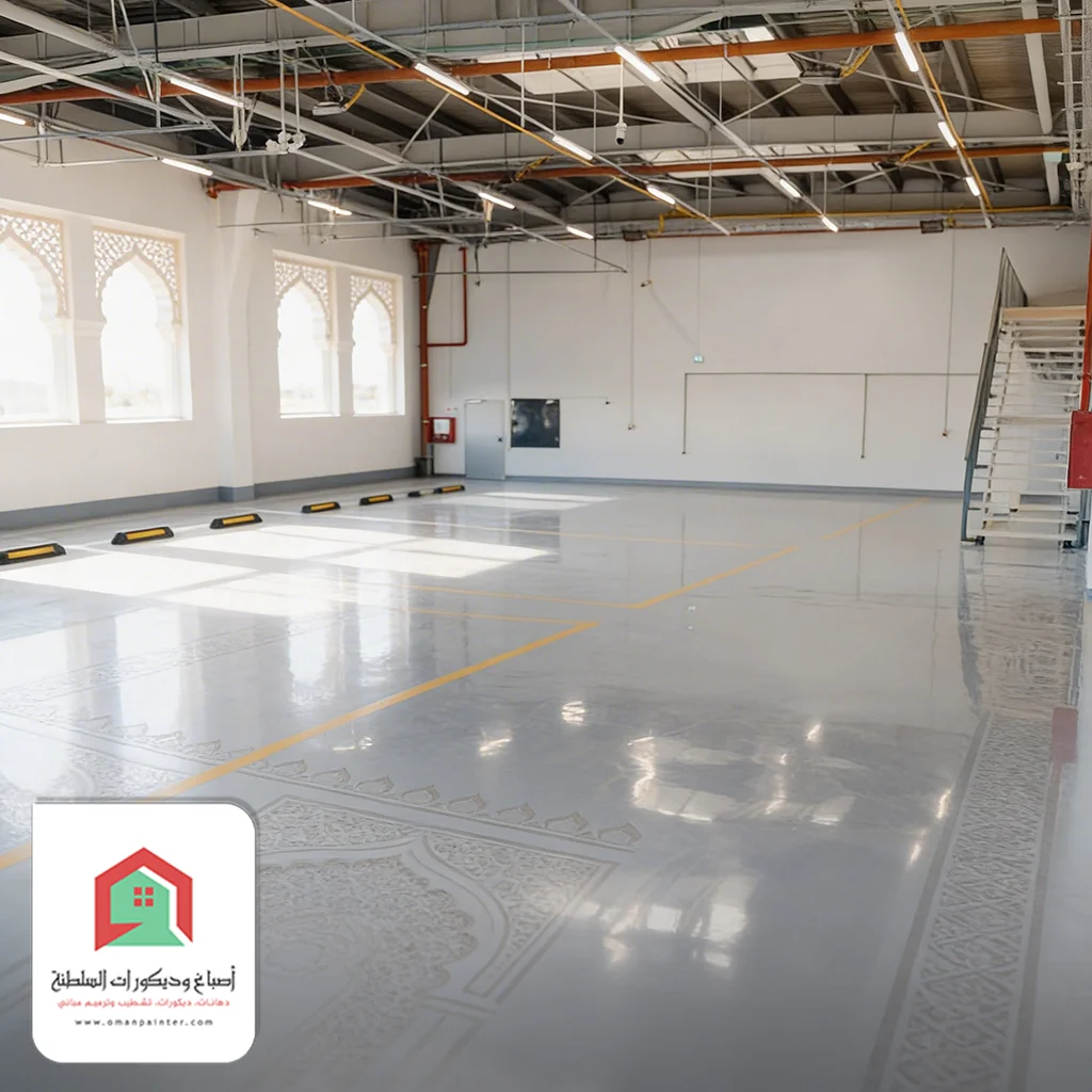 ارضيات ايبوكسي للمستودعات صحار سلطنة عمان