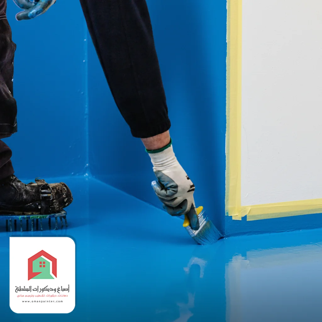 تركيب ايبوكسي لخزان ارضي في مسقط