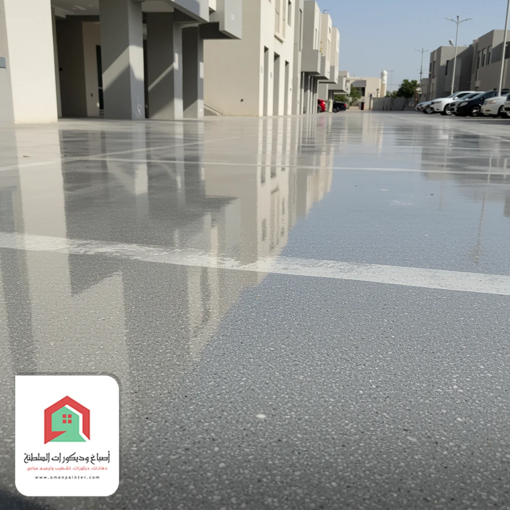 تركيب ايبوكسي مواقف خارجية